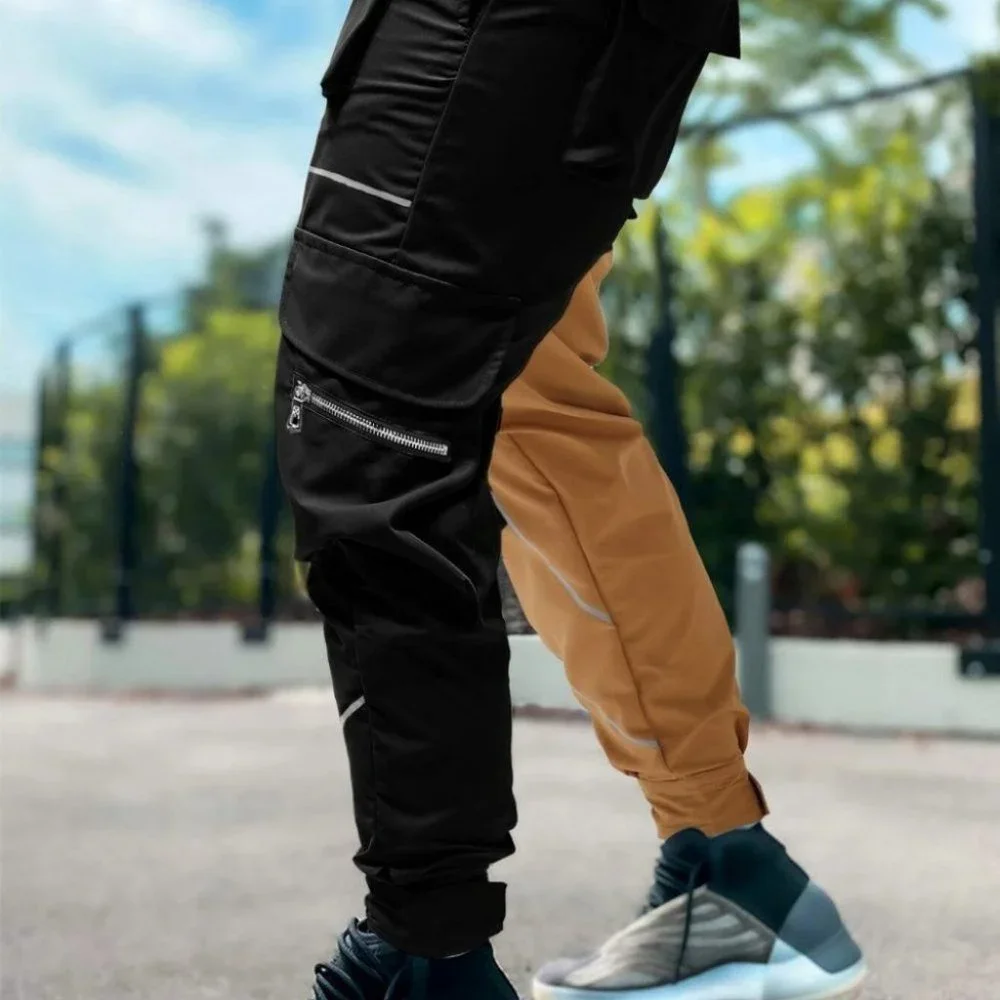 Streetstyle Men's Two-Tone Cargo Pants - Picture 5 of 5